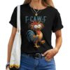 F-Caw-F Chicken Humor F-Caw-F Quote Rooster Meme T-shirt