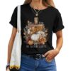 Fall For Jesus He Never Leaves Pumpkin Flower Jesus T-shirt