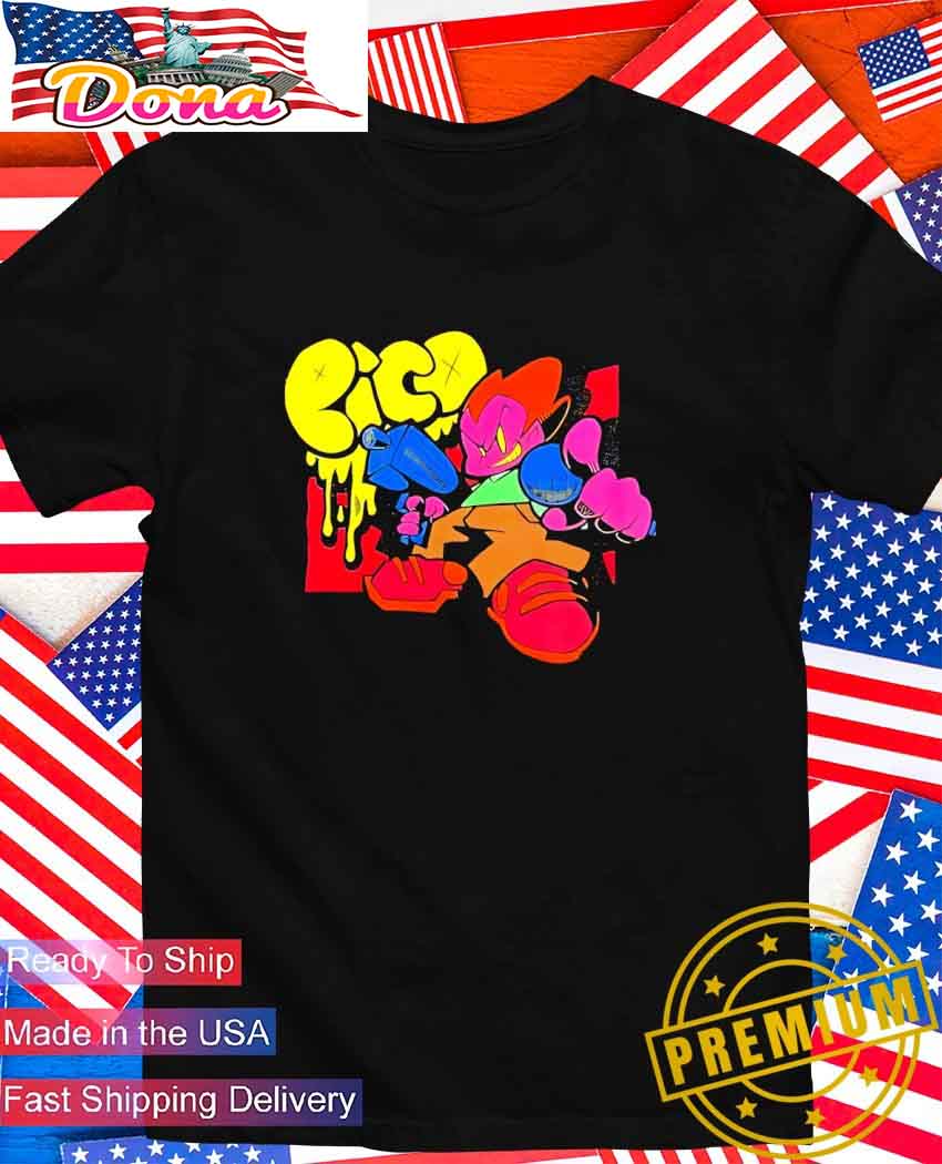 Friday night funkin' pico T-Shirt.jpg Friday night funkin pico T-Shirt