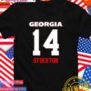Georgia Bulldogs Football Gunner Stockton 14 T-Shirt