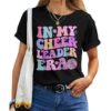 Groovy In My Cheer Leader Era Youth Cheerleader Cheerleading T-shirt
