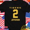LSU Tigers Football Justin Jefferson 2 T-Shirt