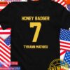 LSU Tigers Football Tyrann Mathieu Honey Badger 7 T-Shirt