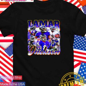 Lamar Jackson Baltimore Ravens graphic T-Shirt
