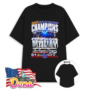 Los Angeles Dodgers National League Champions 2025 let’s go Dodgers T-Shirt