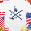 Los Angeles Dodgers Nostalgia Stadium USA T-Shirt