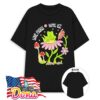 Love frogs hate ICE resist Portland Frog I stand with frog protest floral T-Shirt