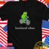 Loveland vibes frog riding T-Shirt