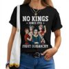 No Kings Fight Oligarchy Feminist Patriot 4Th Of July T-shirt