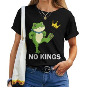 No Kings Portland Frog Protest T-shirt