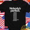 Nobody’s perfect mans 1983 Porsche T-Shirt
