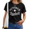 October Baseball 2025 Boys T-shirt