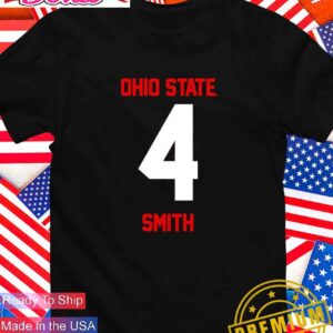 Ohio State Buckeyes Football Jeremiah Smith #4 T-Shirt