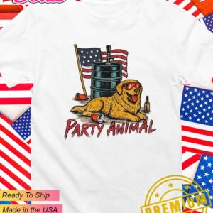 Party animal Golden T-Shirt