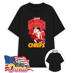 Patrick Mahomes Kansas City Chiefs player #15 signature T-Shirt
