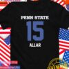 Penn State Nittany Lions Football Drew Allar #15 T-Shirt