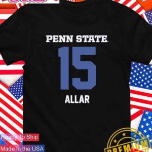 Penn State Nittany Lions Football Drew Allar #15 T-Shirt