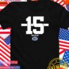 Penn State Nittany Lions Football Drew Allar #15 name number stripe T-Shirt