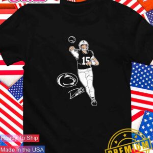Penn State Nittany Lions Football Drew Allar superstar pose signature T-Shirt