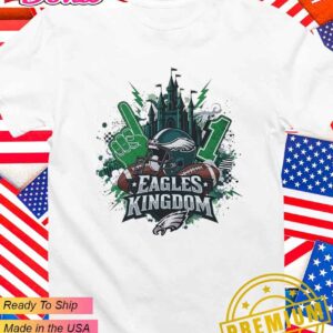 Philadelphia Eagles Kingdom number 1 helmet castle T-Shirt