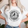 Radicalized By Basic Decency Flower Bird Political T-shirt
