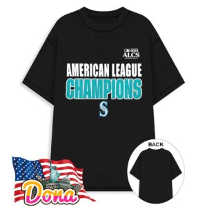 Seattle Mariners 2025 ALCS American League Champions logo T-Shirt