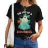 The Life Of A Showghoul Retro Halloween Spooky Girls T-shirt