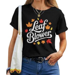 Very Spooktacular Fall Leaf Blower Sucking Leaf Blowers T-Shirt