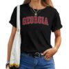 Vintage Georgia Ga Georgia Ga Classic Retro Red T-shirt