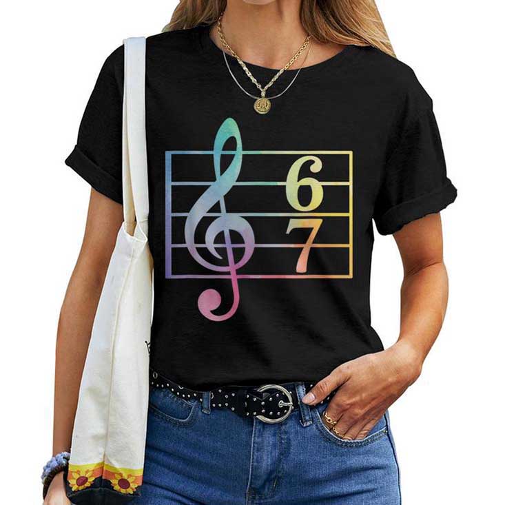 67 Music Meme Slang Six Seven Music Teacher Musician T-shirt 67 Music Meme Slang Six Seven Music Teacher Musician T-shirt