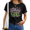 Birthday Witch Pink And Green Birthday Girl T-shirt