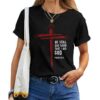 Christian Cross Nails Jesus Faith Psalm 46 T-shirt