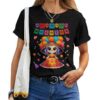 Dia De Los Muertos Floral La Catrina Day The Dead Girl T-shirt