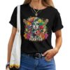 Dia De Los Muertos Woman Rose Flower Day Of The Dead Catrina T-shirt