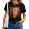 Doll Face Meme Expression Hilarious Sarcastic T-shirt