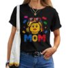 Family Mom Master Builder Building Bricks Blocks T-shirt