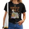 Haunted By 6-7 Teacher Halloween Skeleton T-shirt
