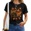 Leaf Blower For Adult Couples Fall Costume T-shirt