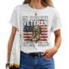 My Favorite Veteran Is My Mom Patriotic Veterans Day T-shirt