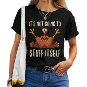 Turkey Split Not Going To Stuff Itself Thanksgiving T-shirt