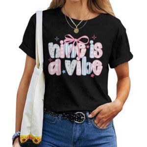 Nine Is A Vibe Coquette 9Th Birthday 9 Years Old Girls T-shirt